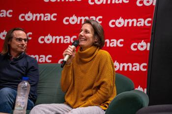 Benjamin Pestieau et ANne Delespaul, member of the bureau of PVDA-PTB