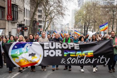 manifestation pour la paix