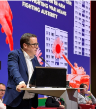 David Pestieau, Political Director of the Workers’ Party of Belgium (PVDA–PTB)