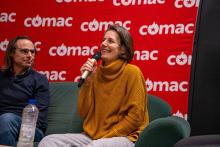 Benjamin Pestieau et ANne Delespaul, member of the bureau of PVDA-PTB